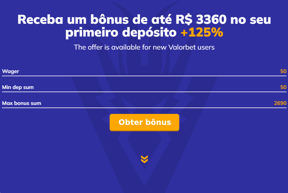 Código Promocional Valor Casino