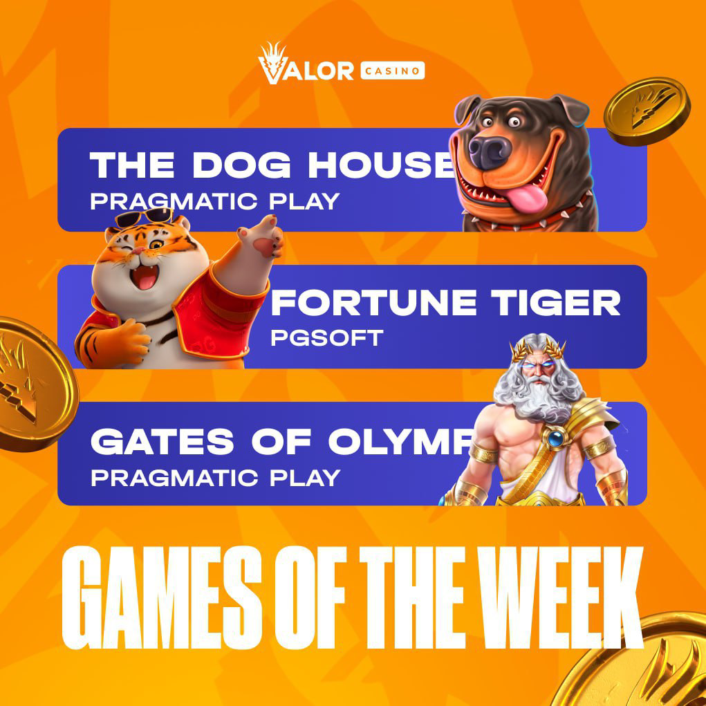 Valor Casino Games of the week